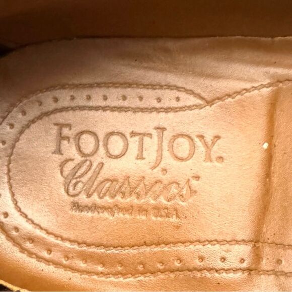 FootJoy Classics Brown Leather Tassel Loafers Made in USA 75499 Men Size 11.5 B - Picture 9 of 9